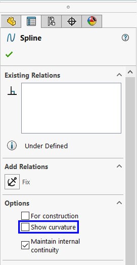 افزودن نقطه بر روی اسپلاین توسط ابزار Insert Spline Point